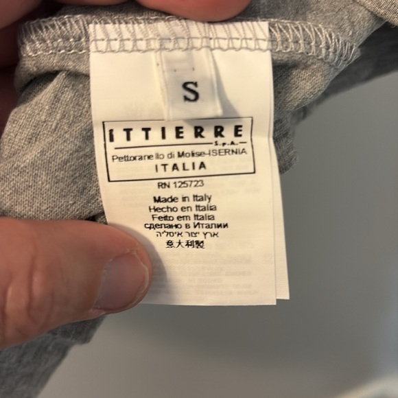 FIORUCCI Gray Naomi Campbell Printed Graphic T-Shirt Cap Sleeve Size Small - Picture 5 of 8